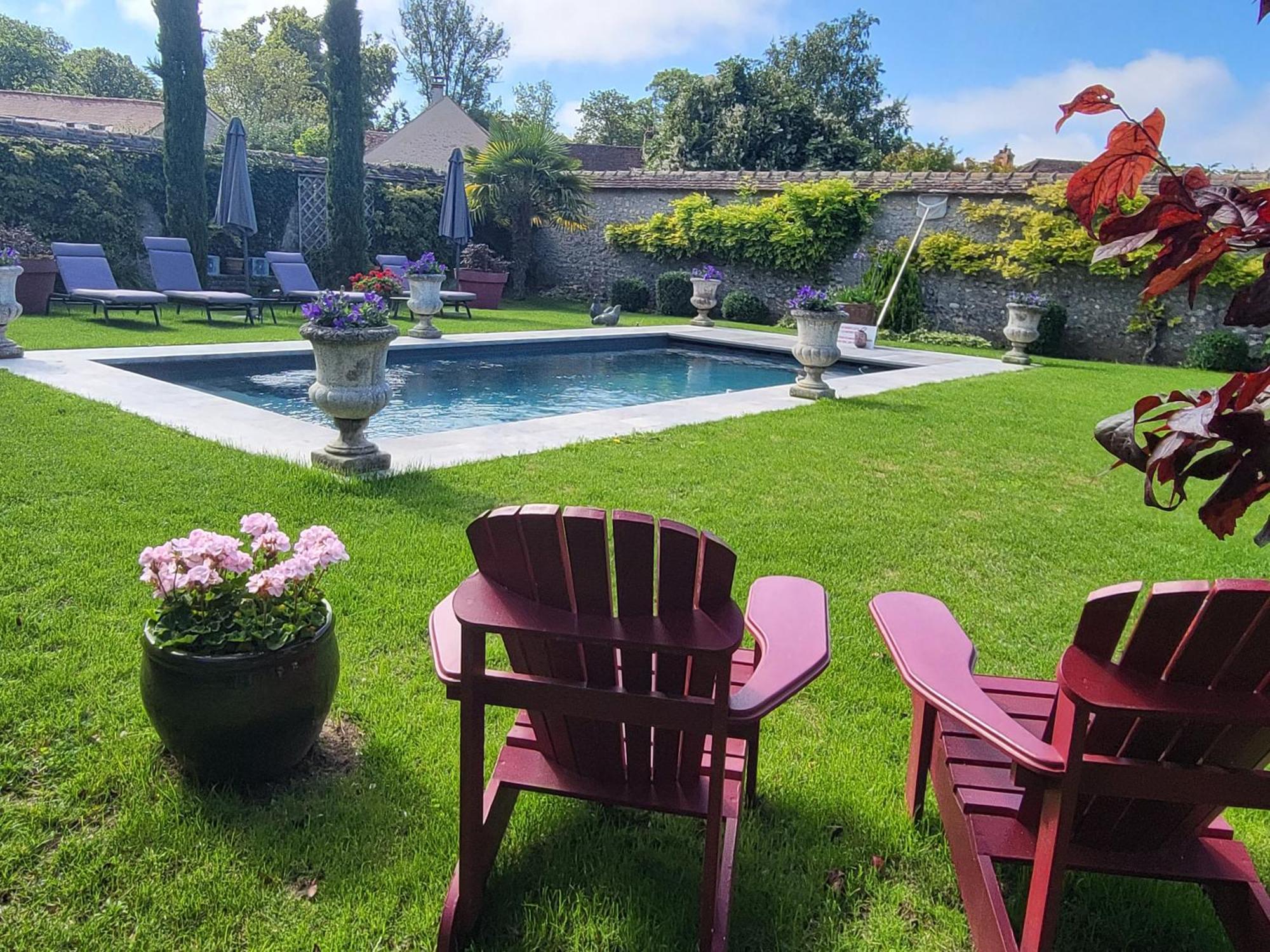 Bed and Breakfast Les Glycines Ury Екстер'єр фото